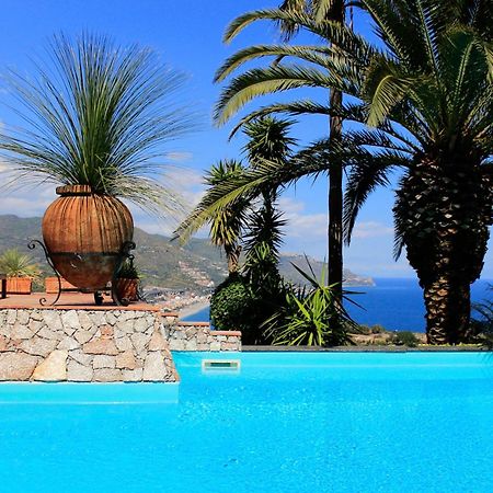 Villa Lou Taormina Private Villa With Panoramic Sea View Pool Exterior photo