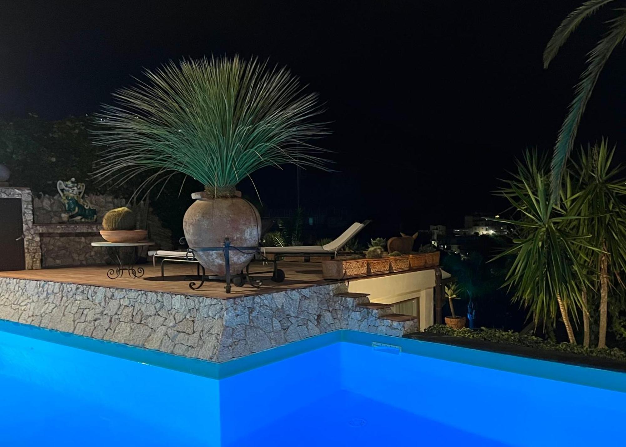 Villa Lou Taormina Private Villa With Panoramic Sea View Pool Exterior photo